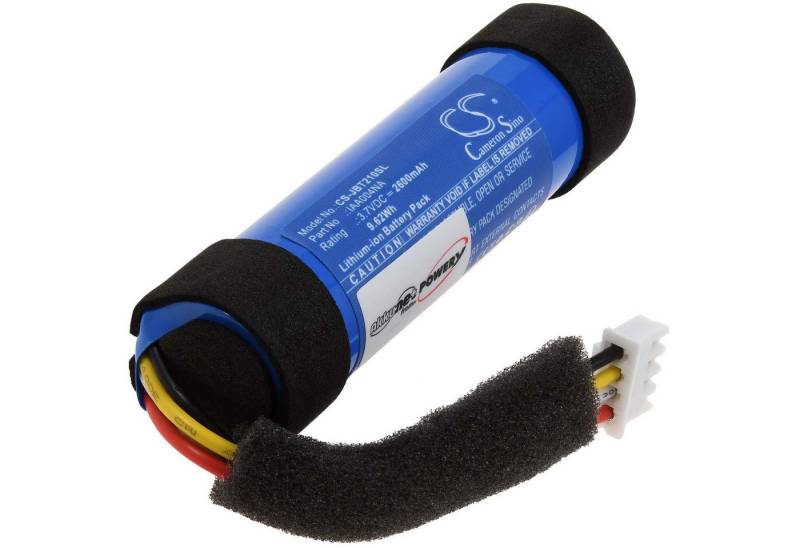 Powery Akku für JBL Tuner 2 Akku 2600 mAh (3.7 V) von Powery