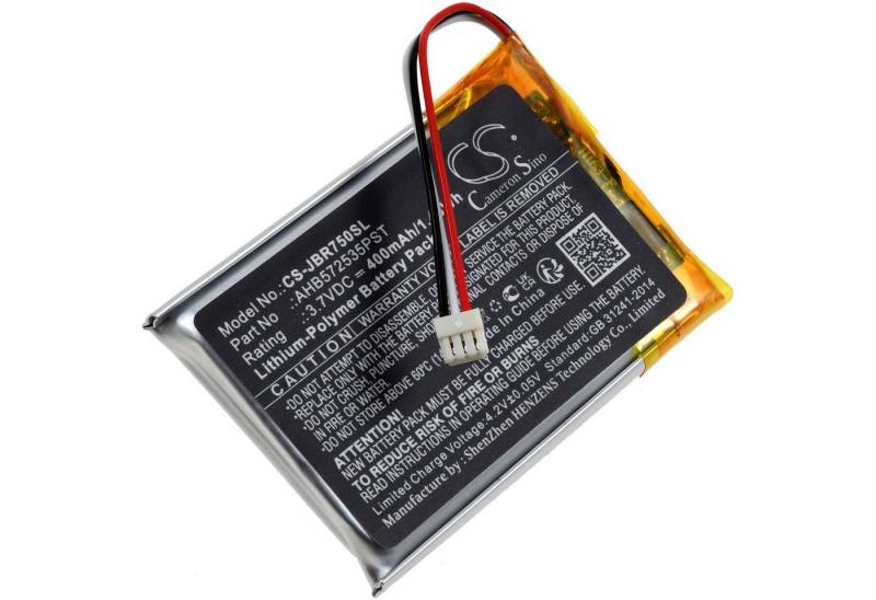 Powery Akku für Jabra Evolve 75 Akku 400 mAh (3.7 V) von Powery