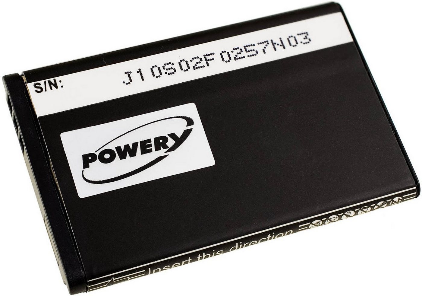 Powery Akku für Jacob Jensen Telephone 80 Handy-Akku 750 mAh (3.7 V) von Powery