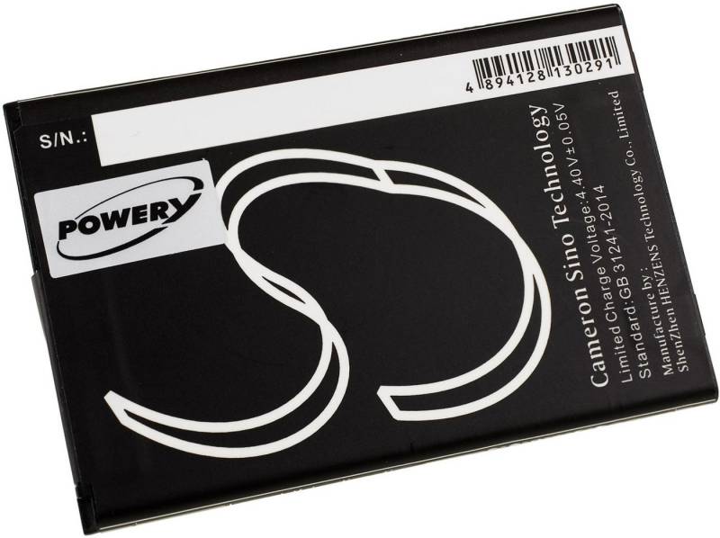 Powery Akku für LG M150 Smartphone-Akku 2200 mAh (3.85 V) von Powery