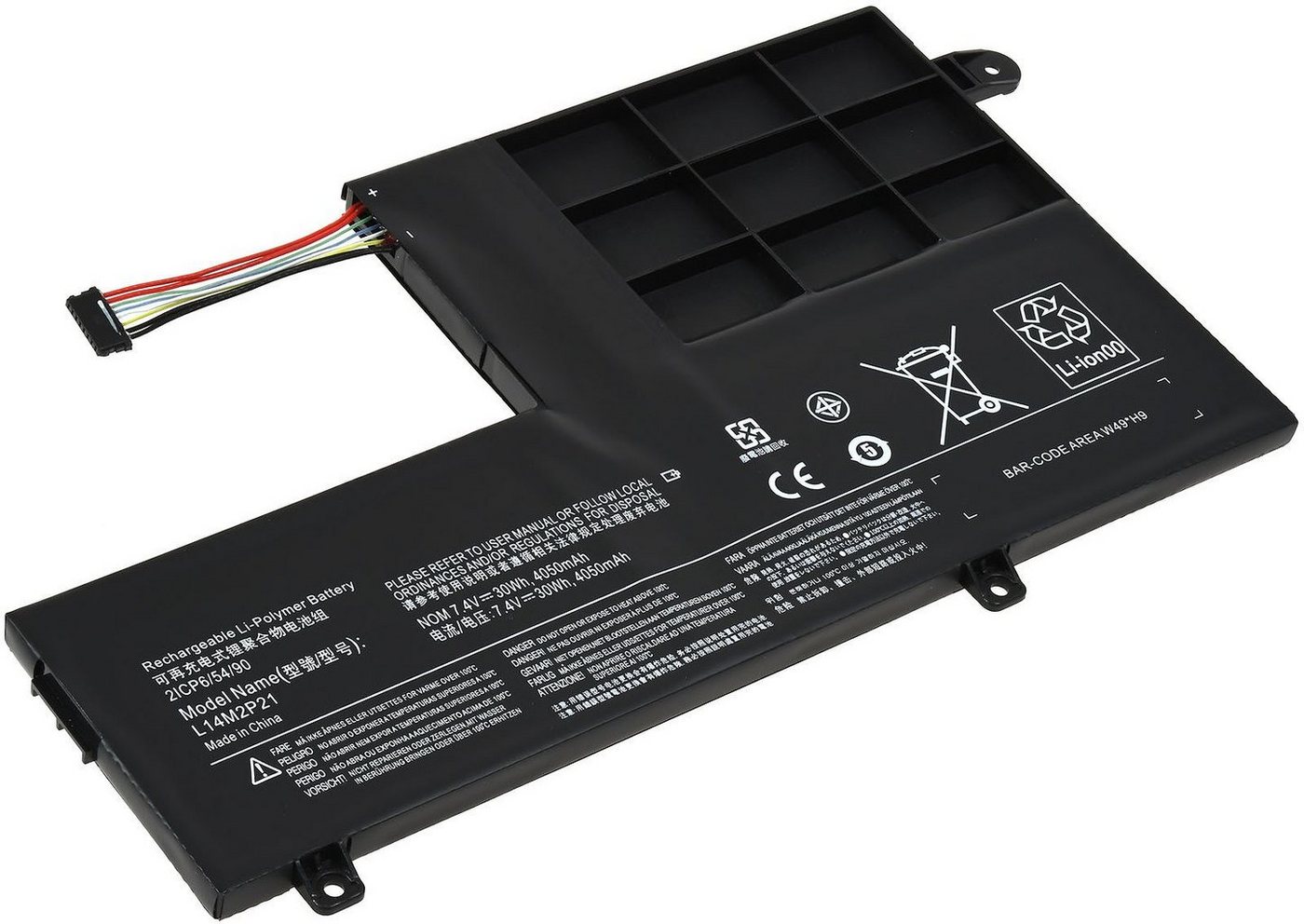 Powery Akku für Lenovo IdeaPad 320S-15ABR(80YA) Laptop-Akku 4050 mAh (7.7 V) von Powery