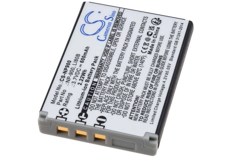 Powery Akku für Maginon Performic S5 Kamera-Akku 600 mAh (3.7 V) von Powery