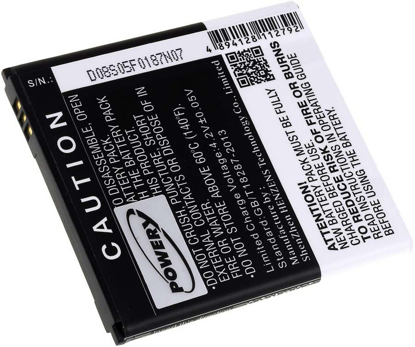 Powery Akku für Medion Typ LI37200F Smartphone-Akku 2000 mAh (3.7 V) von Powery