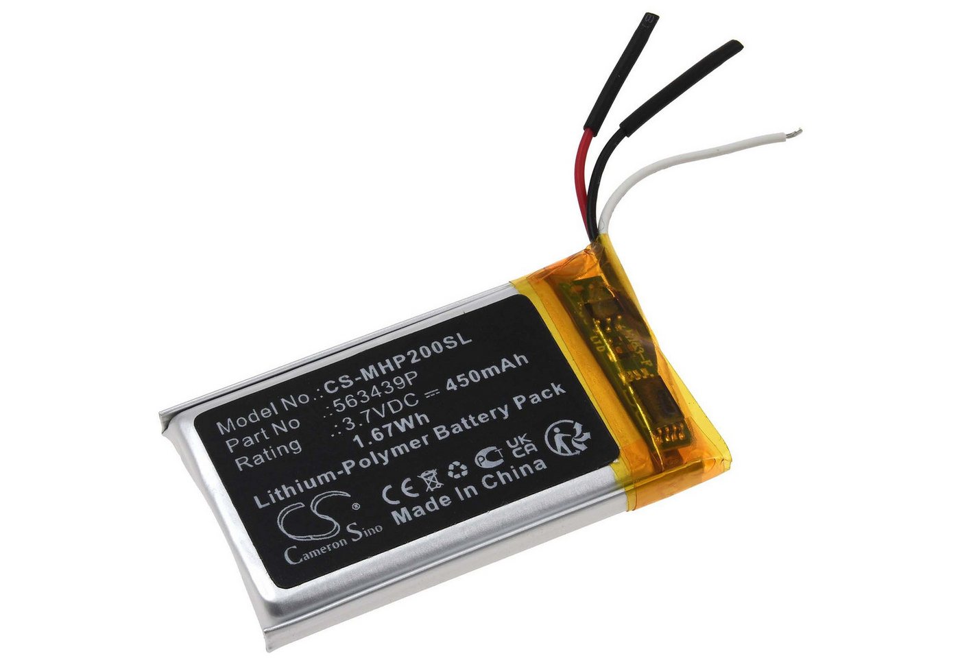 Powery Akku für Microsoft Surface 2 Akku 450 mAh (3.7 V) von Powery