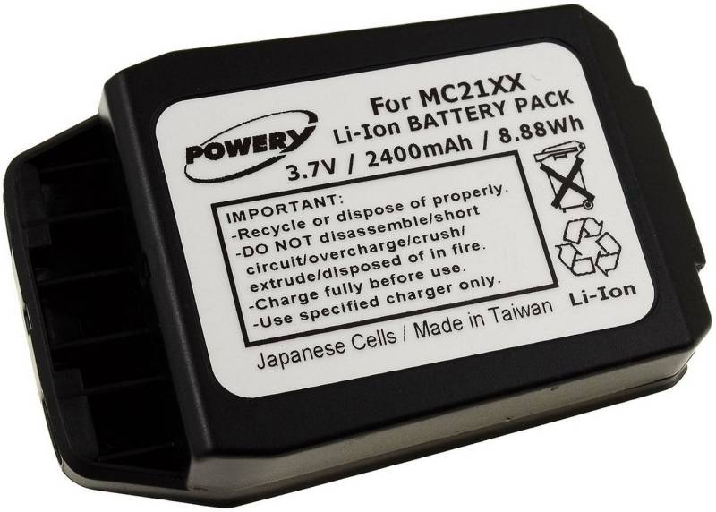 Powery Akku für Motorola MC2180 Akku 2400 mAh (3.7 V) von Powery