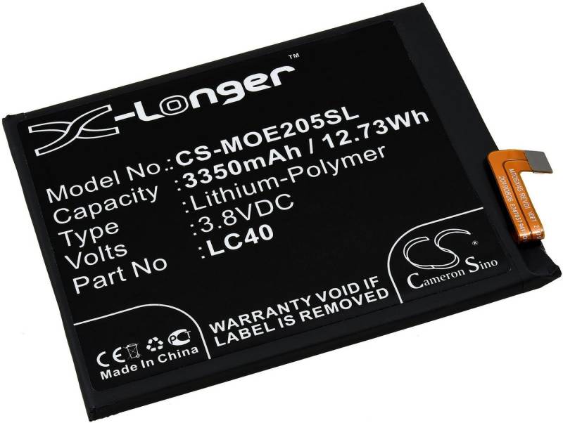 Powery Akku für Motorola Moto E7 Smartphone-Akku 3350 mAh (3.8 V) von Powery