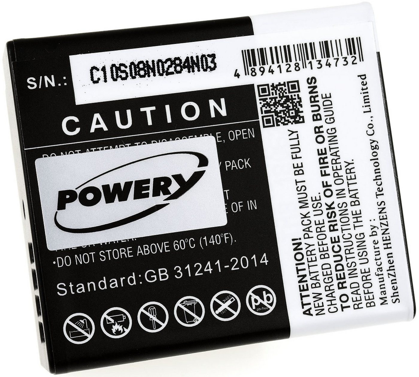 Powery Akku für Panasonic Typ DMW-BLG10 Kamera-Akku 980 mAh (7.4 V) von Powery