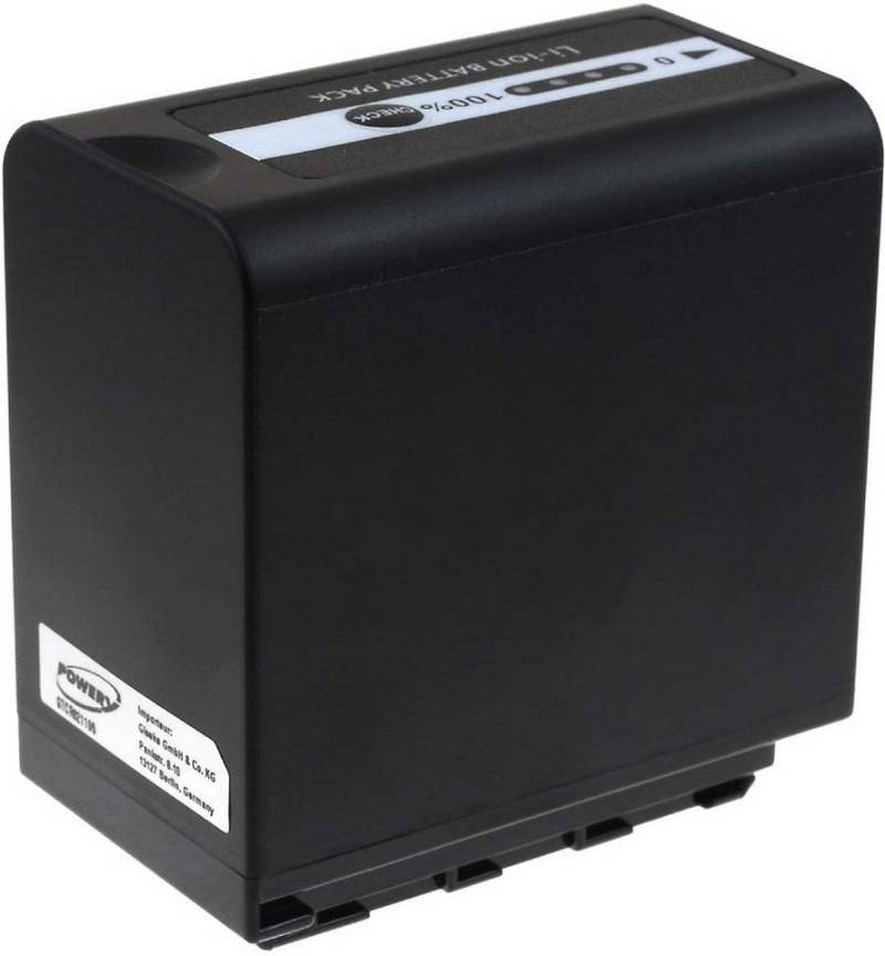 Powery Akku für Panasonic VW-VBD78 Kamera-Akku 6600 mAh (7.4 V) von Powery