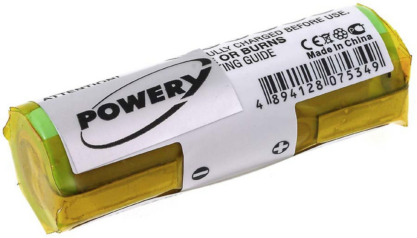 Powery Akku für Philips Typ US14430VR Akku 650 mAh (3.7 V) von Powery