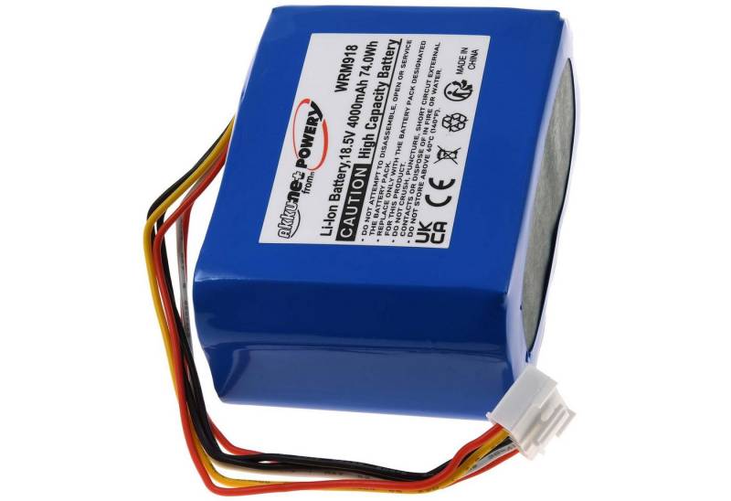 Powery Akku für Robomow Typ 725-14826 Akku 4000 mAh (18.5 V) von Powery