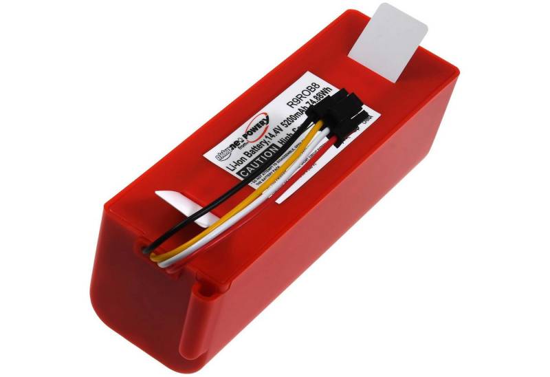 Powery Akku für Roborock S6V52-00 Staubsauger-Akku 5200 mAh (14.4 V) von Powery