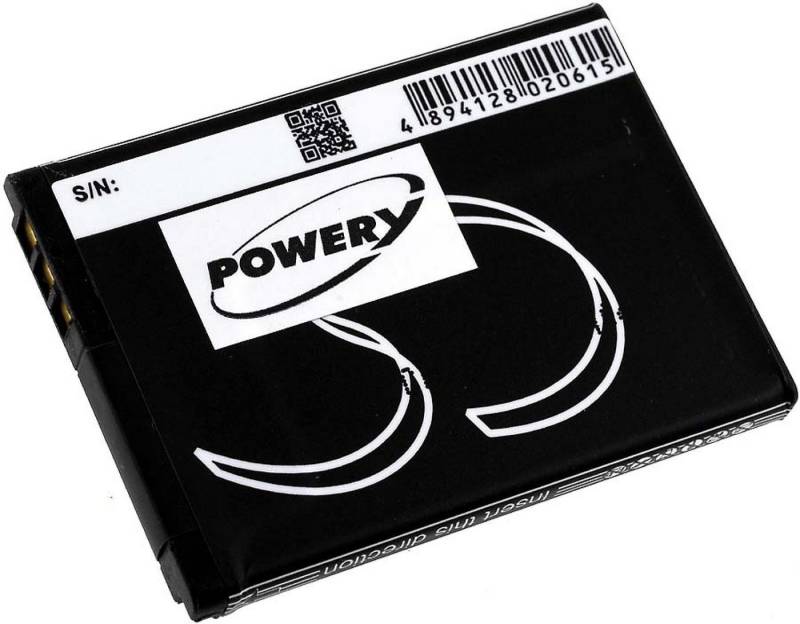 Powery Akku für Sagem Typ 287144366 Handy-Akku 750 mAh (3.7 V) von Powery