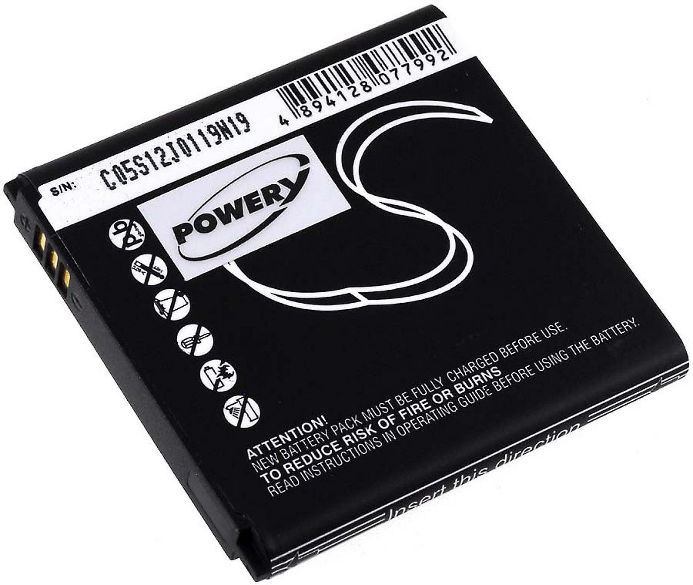 Powery Akku für Samsung SM-C105 Smartphone-Akku 2100 mAh (3.8 V) von Powery