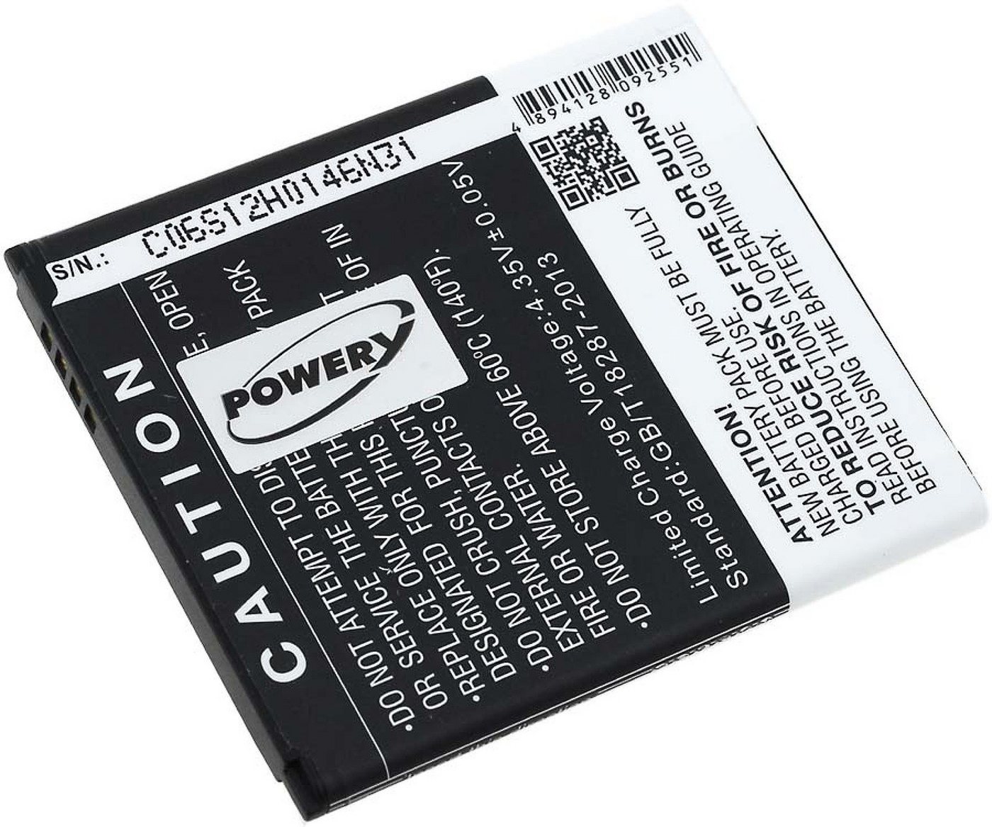 Powery Akku für Samsung SM-G310 Smartphone-Akku 1500 mAh (3.8 V) von Powery
