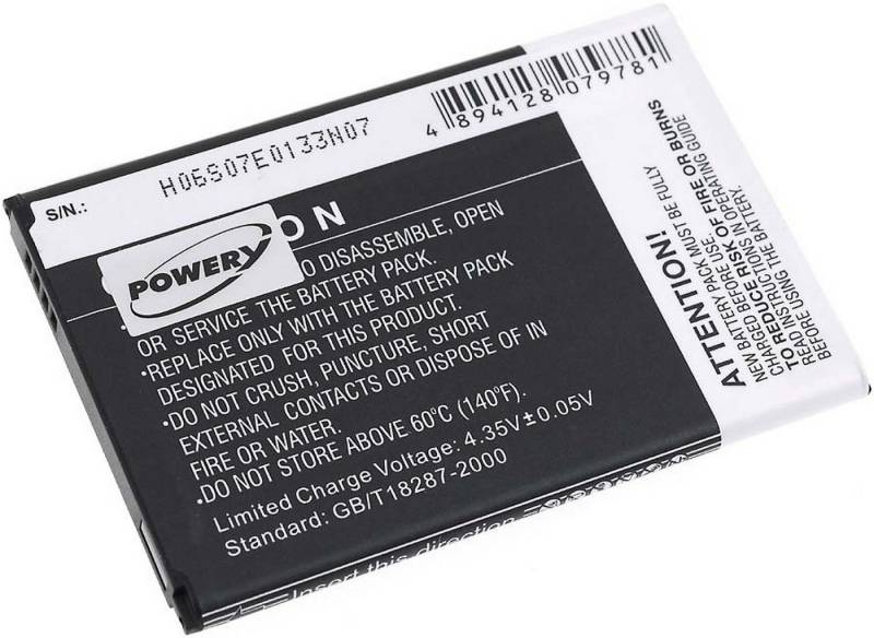 Powery Akku für Samsung Typ B800BE Handy-Akku 3200 mAh (3.8 V) von Powery