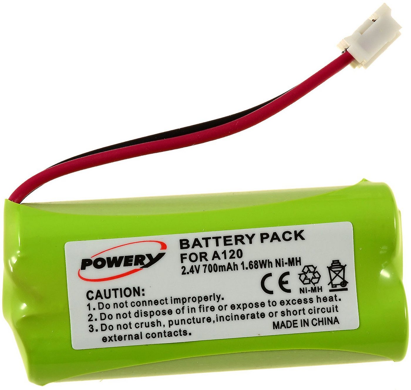 Powery Akku für Siemens Typ V30145-K1310-X359 Akku 700 mAh (2.4 V) von Powery