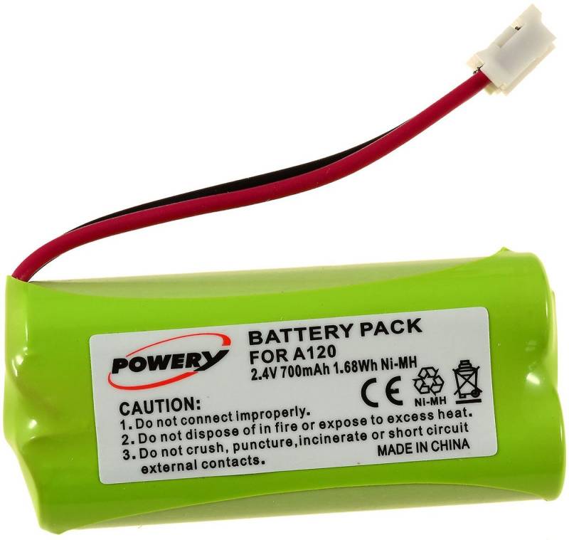 Powery Akku für Siemens Typ V30145-K1310-X359 Akku 700 mAh (2.4 V) von Powery