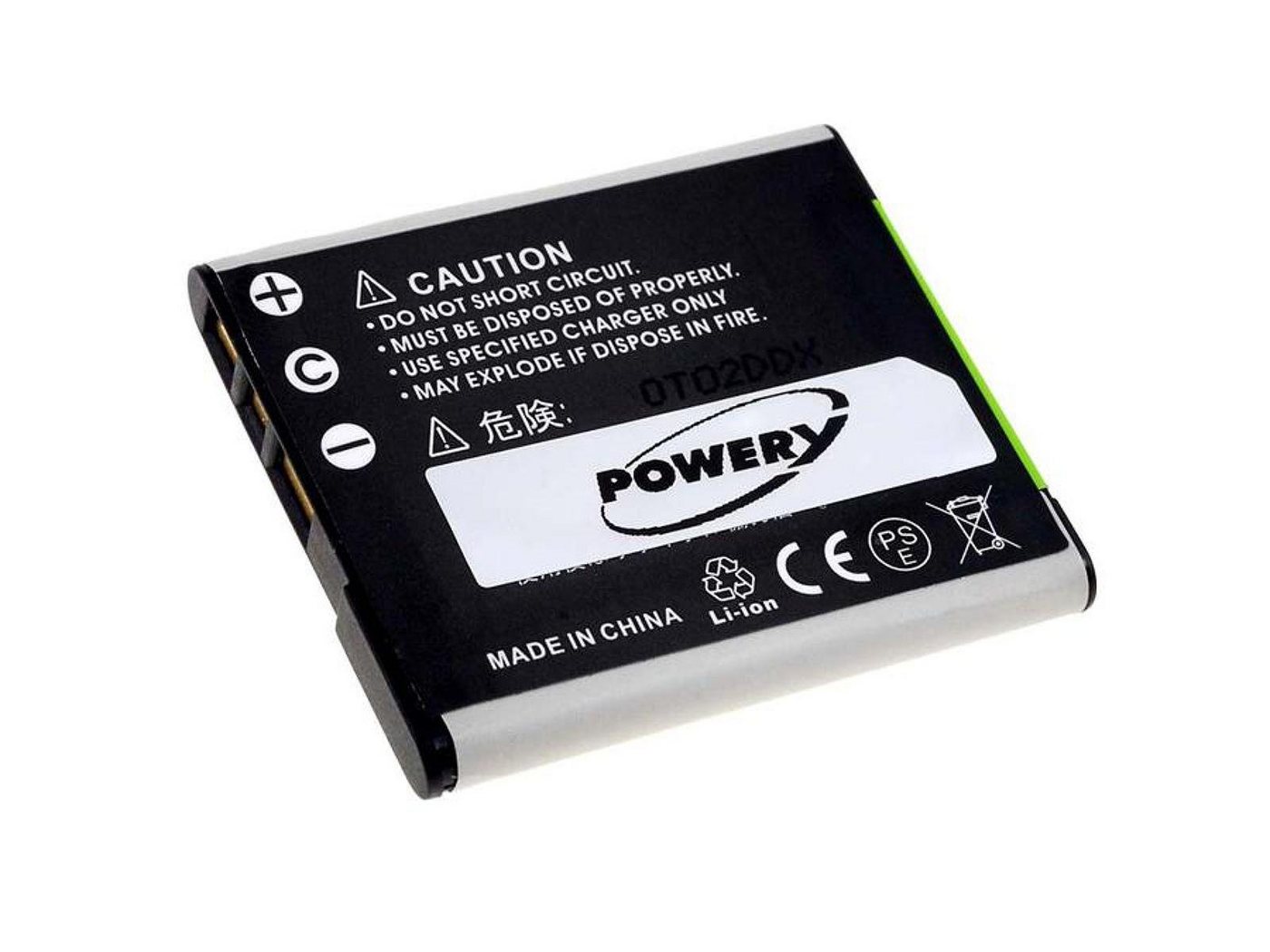 Powery Akku für Sony Cyber-shot DSC-W310 Kamera-Akku 600 mAh (3.6 V) von Powery