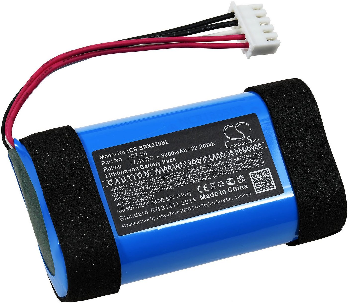 Powery Akku für Sony Typ ST-06 Akku 3000 mAh (7.4 V) von Powery