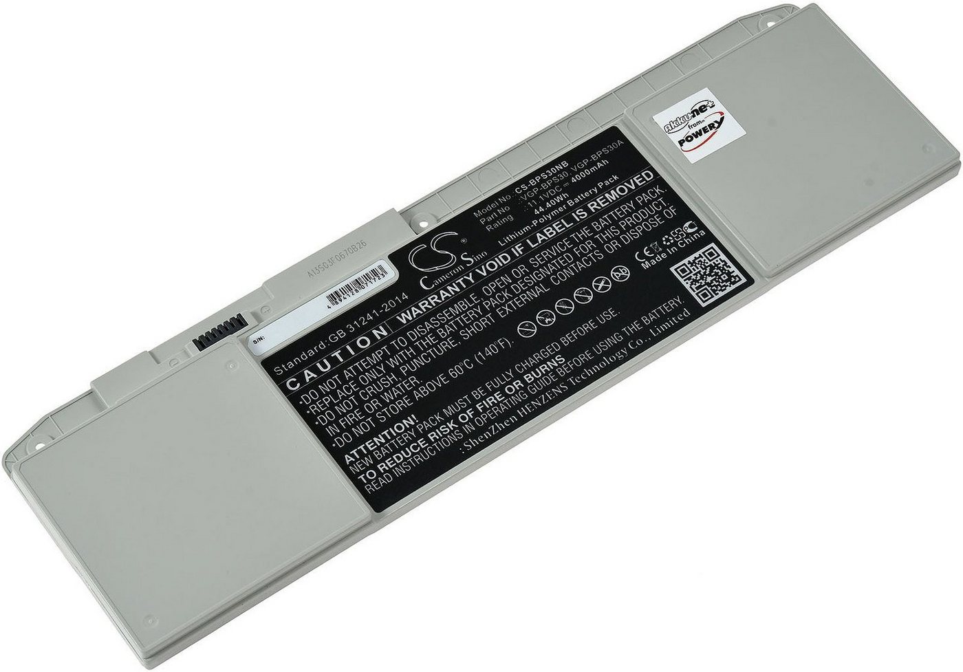 Powery Akku für Sony Vaio SVT13 Ultrabook Laptop-Akku 4000 mAh (11.1 V) von Powery