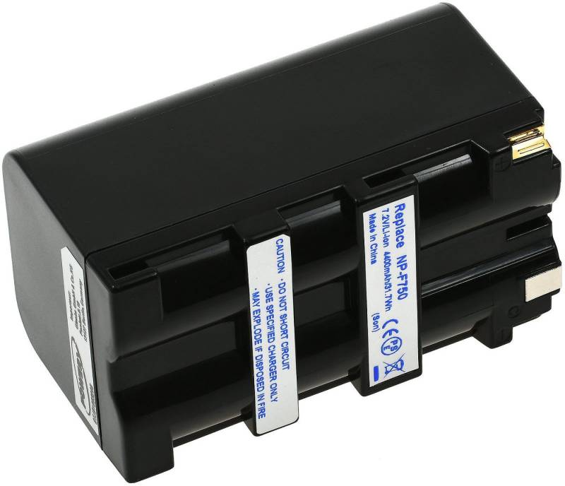 Powery Akku für Sony Video DCR-TR7000E 4400mAh Schwarz Kamera-Akku 4400 mAh (7.2 V) von Powery