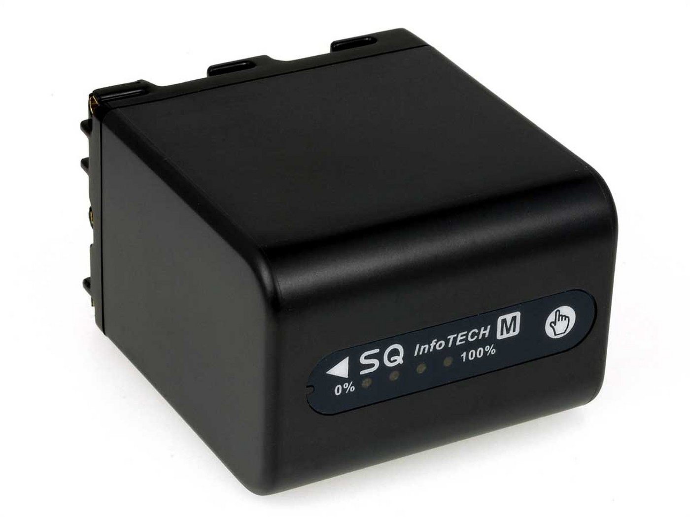 Powery Akku für Sony Videokamera DCR-TRV80 4200mAh Anthrazit mit LEDs Kamera-Akku 4200 mAh (7.4 V) von Powery