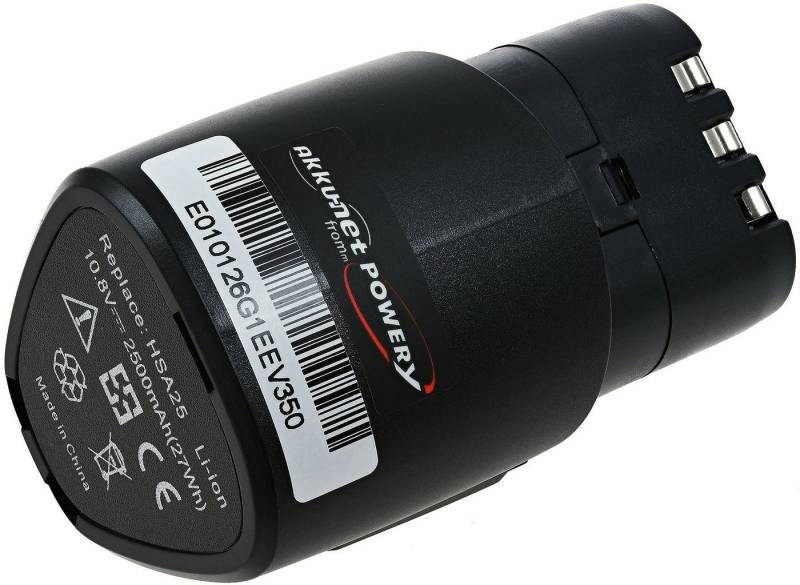 Powery Akku für Strauchschere Stihl - nur für Modell HSA 25 Akku 2500 mAh (10.8 V) von Powery