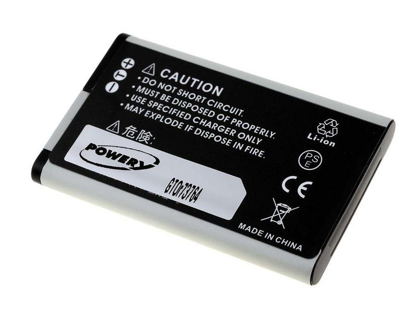 Powery Akku für Toshiba Camileo S20 Kamera-Akku 1050 mAh (3.7 V) von Powery