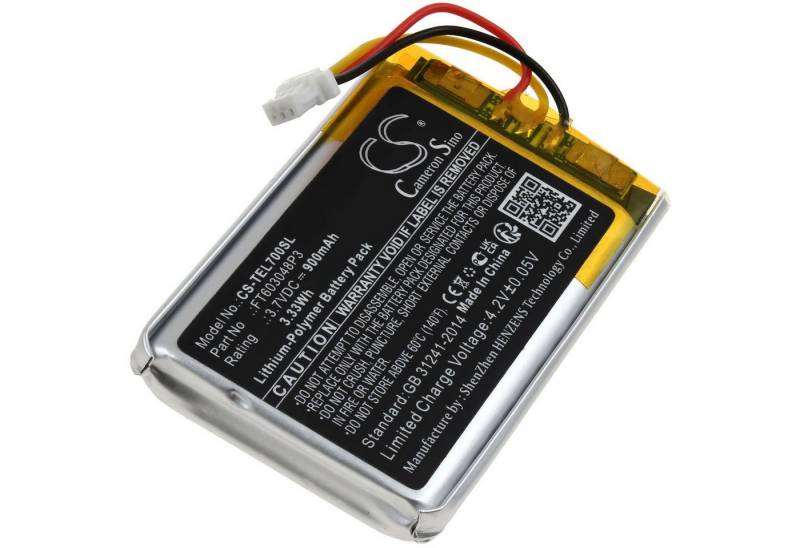 Powery Akku für Turtle Beach Roccat Elo 7.1 Air Akku 900 mAh (3.7 V) von Powery