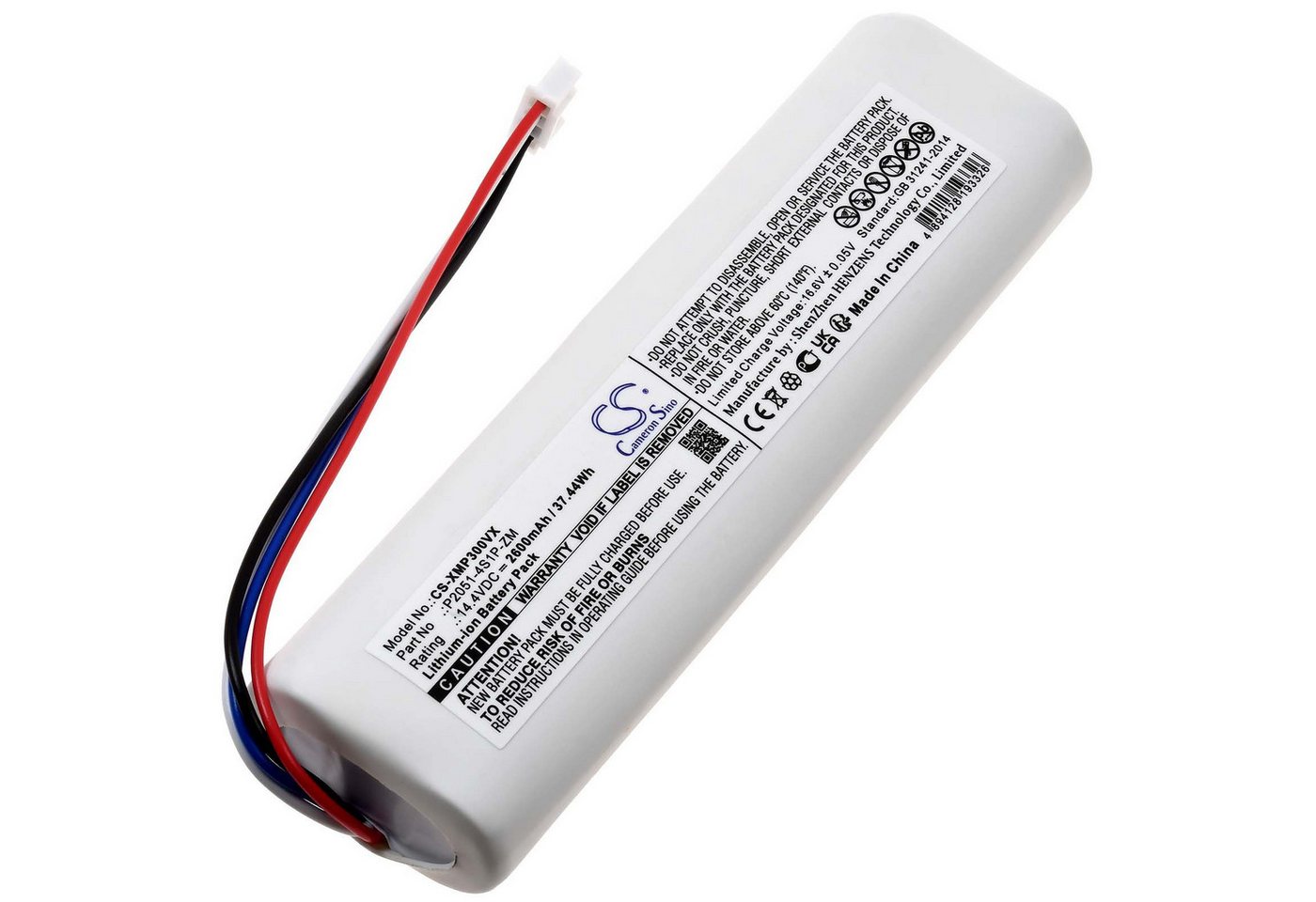 Powery Akku für Xiaomi Mi Robot Vacuum Mop 2 Staubsauger-Akku 2600 mAh (14.4 V) von Powery