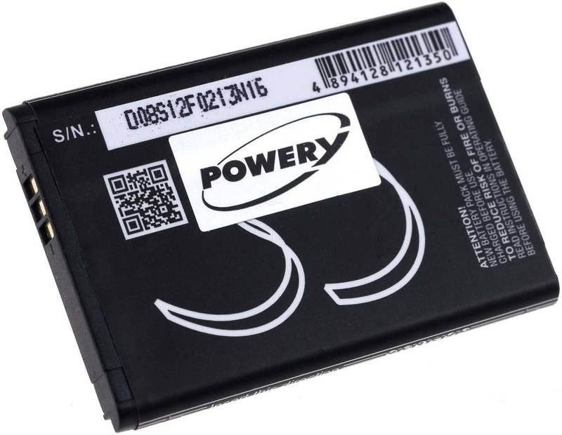 Powery Akku für steelseries 61298RX Akku 900 mAh (3.7 V) von Powery
