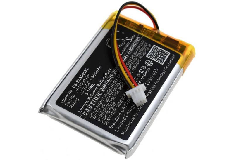 Powery Akku für steelseries Arctis 9X, Arctis PDP LVL50 Akku 850 mAh (3.7 V) von Powery