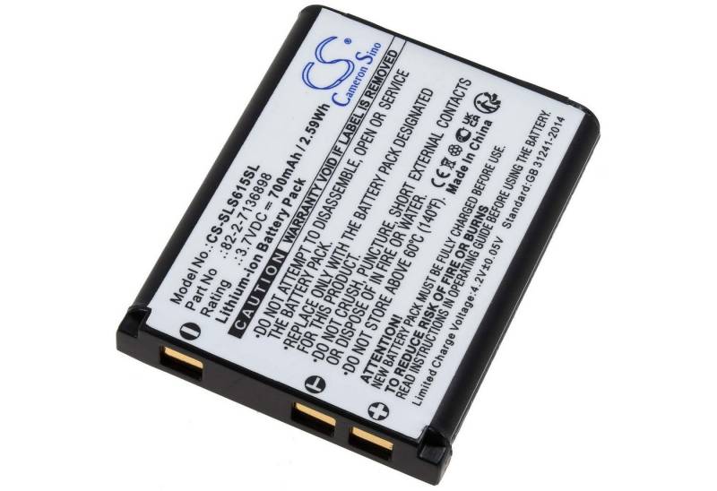 Powery Akku für steelseries Arctis Nova Pro, 61527 Akku 700 mAh (3.7 V) von Powery