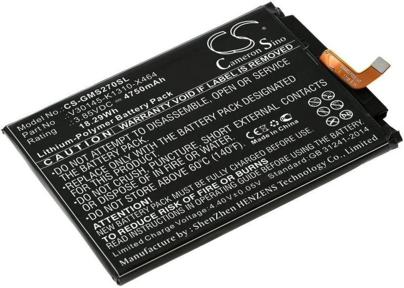 Powery Akku kompatibel mit Gigaset Typ V30145-K1310-X464 Smartphone-Akku 4750 mAh (3.85 V) von Powery