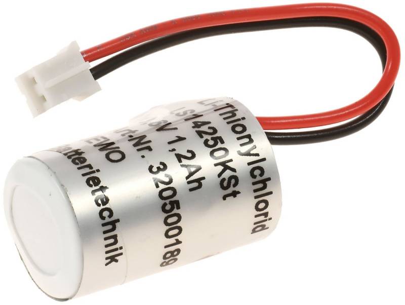 Powery Lithium Batterie LS14250K für Fahrtenschreiber VDO A2C59511954X Batterie, (3.6 V) von Powery