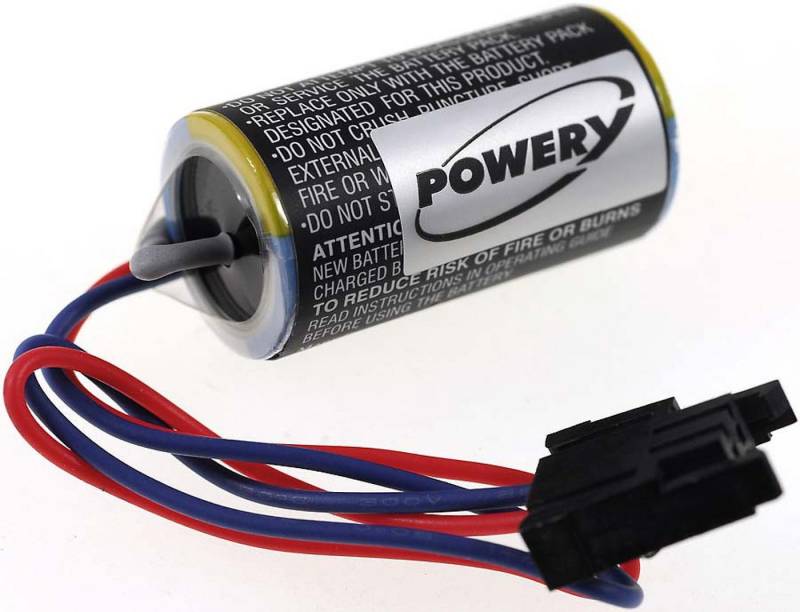 Powery SPS-Lithiumbatterie für Mitsubishi Typ A6BAT-MRBAT Batterie, (3.6 V) von Powery