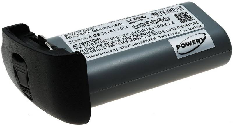 Powery Akku für Digitalkamera Canon EOS 1DX Mark 2 Kamera-Akku 2600 mAh (10.8 V) von Powery
