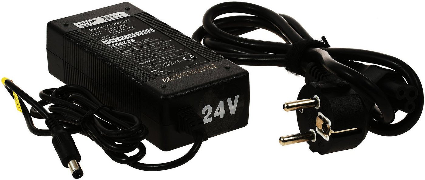 Powery Ladegerät, Netzteil für E-Bike-, E-Roller 24V-Akkus 2A Netzteil Powery Ladegerät, Netzteil für E-Bike-, E-Roller 24V-Akkus 2A Netzteil von Powery