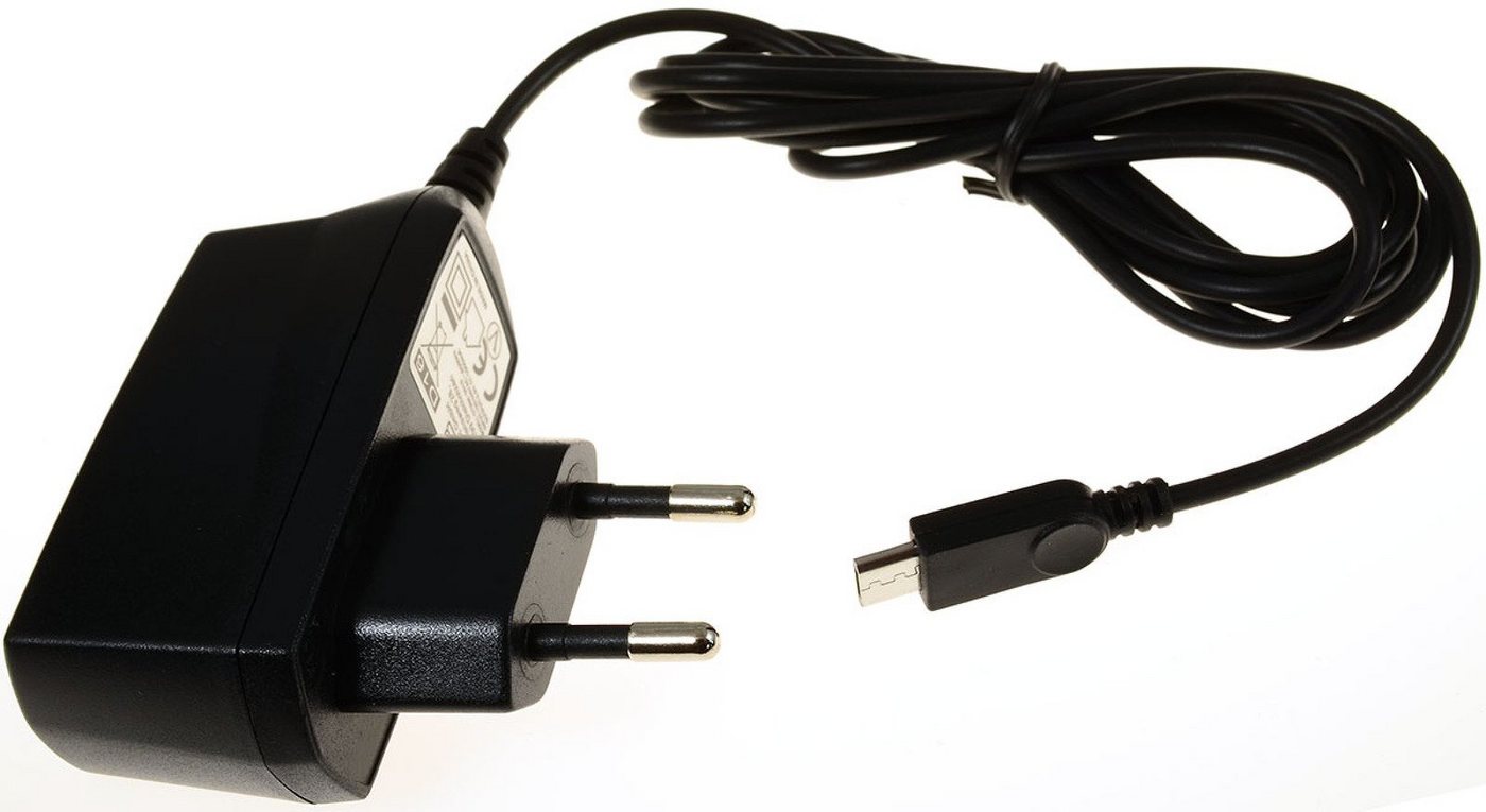 Powery Ladegerät mit Micro-USB 1A für Sony Playstation 4 PS4 CUH-ZCT2 Serie Handy-Netzteile von Powery