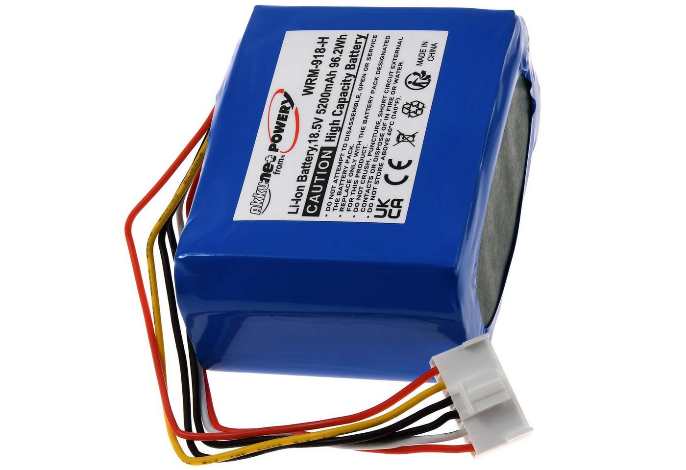 Powery Powerakku für Robomow RK 1000 Akku 5200 mAh (18.5 V) von Powery