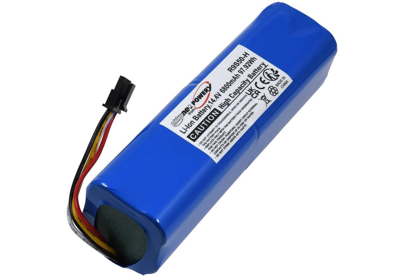 Powery Powerakku für Xiaomi Roborock Sweep One S55 Staubsauger-Akku 6800 mAh (14.4 V) von Powery