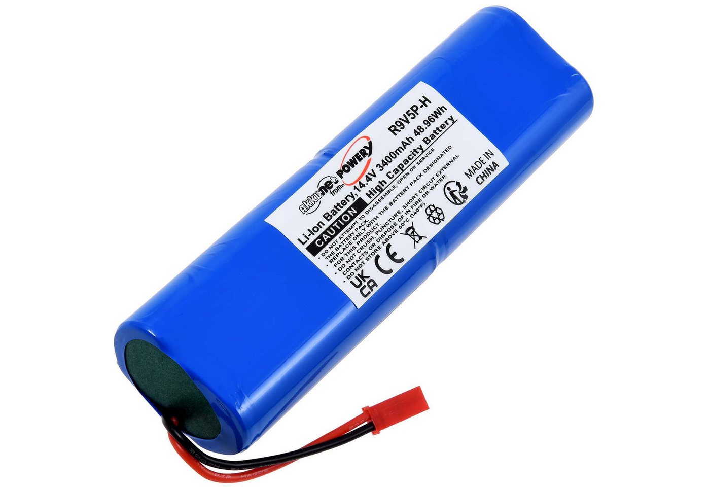 Powery Powerakku für iLife Typ 18650B4-4S1P-AGX-2 Staubsauger-Akku 3400 mAh (14.4 V) von Powery
