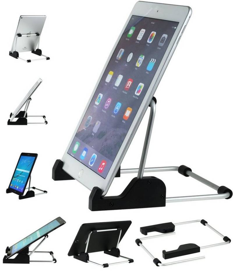 Powery Universal Tablet Ständer für iPad Galaxy Tab, verstellbarer Winkel Tablet-Halterung von Powery
