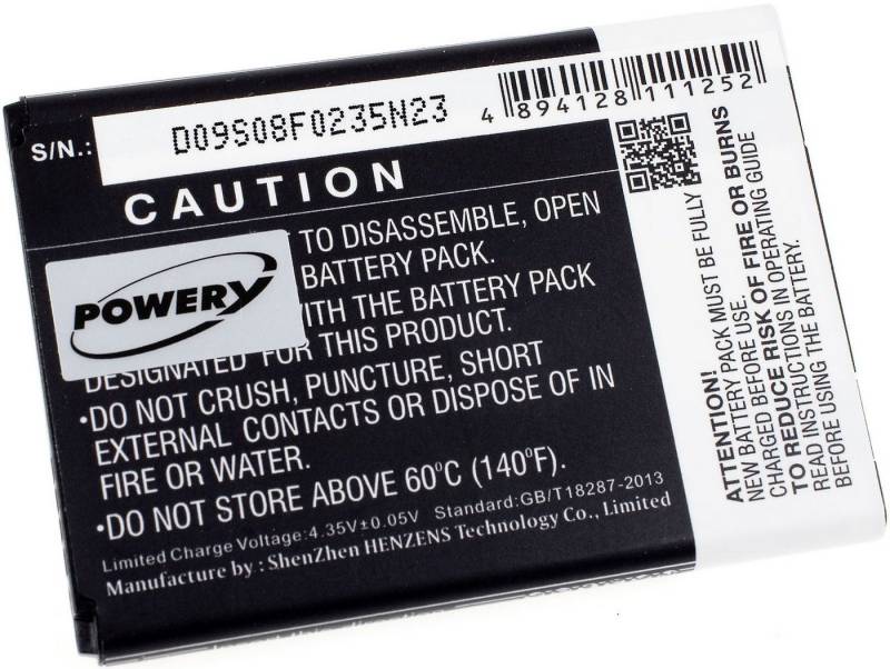 Powery XXL-Akku für LG Typ BL-54SH Smartphone-Akku 2600 mAh (3.7 V) von Powery