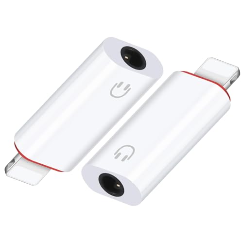 Powice 2X 3.5mm Klinke,iPhone aux Adapter,Adapter auf Klinke,iPhone Kopfhörer Adapter für iPhone 14/13/12/11/X/XS/XR/8/7 Alle iOS Systeme Weiß Powice 2X 3.5mm Klinke,iPhone aux Adapter,Adapter auf Klinke,iPhone Kopfhörer Adapter für iPhone 14/13/12/11/X/XS/XR/8/7 Alle iOS Systeme Weiß von Powice