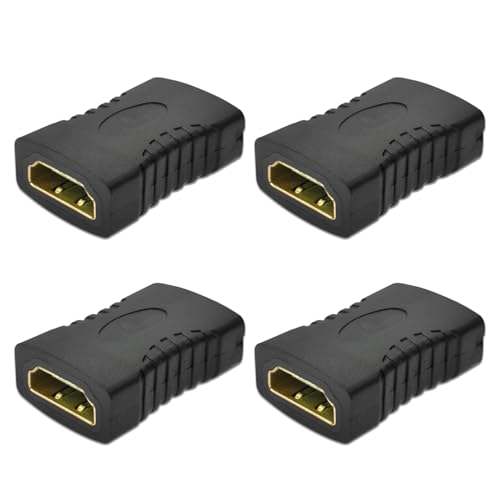 Powice 4X HDM I Kupplung 1080P, HDM I Verbinder, HDM I Adapter Buchse auf Buchse 1.4, HDM I auf HDMI Adapter Geeignet für Laptops, Fernseher oder Medienwiedergabegeräte mit HDMI-Schnittstelle Powice 4X HDM I Kupplung 1080P, HDM I Verbinder, HDM I Adapter Buchse auf Buchse 1.4, HDM I auf HDMI Adapter Geeignet für Laptops, Fernseher oder Medienwiedergabegeräte mit HDMI-Schnittstelle von Powice