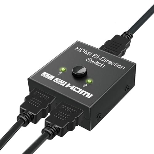 Powice HDMI Splitter, HDMI Verteiler 2 in 1 Out 4K@30Hz, HDMI Switcher Unterstützt HD 4K 3D 1080P für Xbox, PS4, PS3, Roku, Blu-Ray-Player, Firestick, HDTV und Apple TV Powice HDMI Splitter, HDMI Verteiler 2 in 1 Out 4K@30Hz, HDMI Switcher Unterstützt HD 4K 3D 1080P für Xbox, PS4, PS3, Roku, Blu-Ray-Player, Firestick, HDTV und Apple TV von Powice