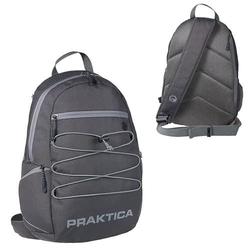 Praktica Reise Rucksack für Fernglas/Kameras/Tablet – Grau von Praktica