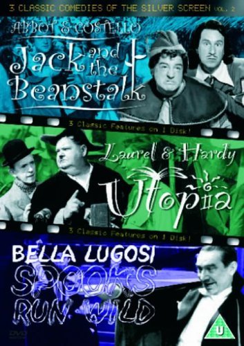 3 Classic Comedies Of The Silver Screen - Vol. 2 - Jack And The Beanstalk / Utopia / Spooks Run Wild [DVD] von Pre Play