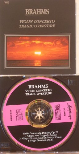 BRAHMS. VIOLIN CONCERTO & TRAGIC OVERTURE. 1991 GOLD PRESSING IMPORT CD. SYCD 6039 [Audio CD] BRAHMS; ALFRED SCHOLZ. BYSTRIK REZUCHA and LONDON FESTIVAL ORCHESTRA. SLOVAK SYMPHONY ORCHESTRA von Pre Play